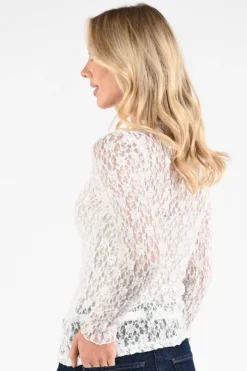 Aimée the label annie T-shirt lange mouw Wit