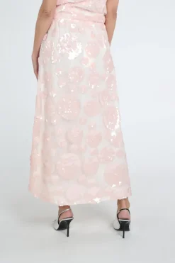 Aimée the label christine Rok wijd lang Licht roze