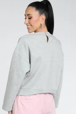 Aimée the label elan Sweater Licht grijs
