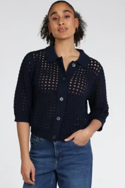 Aimée the label gina Vest Marine