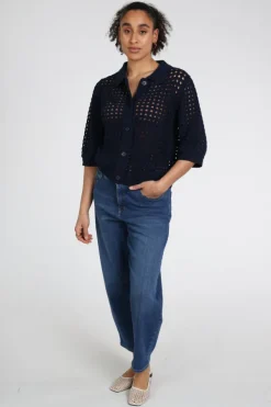 Aimée the label gina Vest Marine