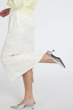 Aimée the label kian Rok recht lang Off white