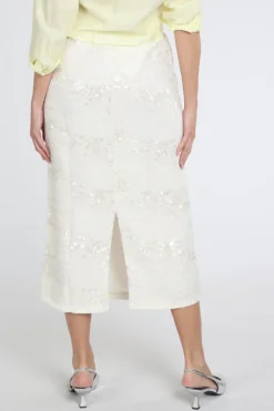Aimée the label kian Rok recht lang Off white