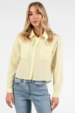 Aimée the label louen Blouse lange mouw Geel