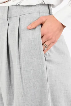 Aimée the label lux Broek Licht grijs