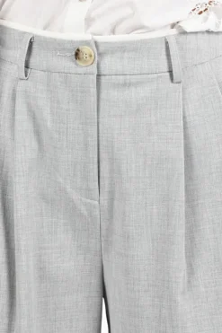 Aimée the label lux Broek Licht grijs