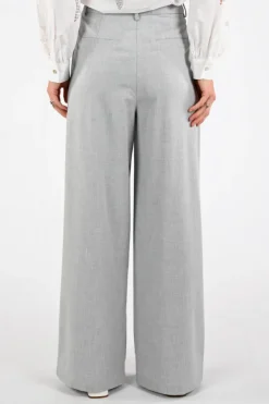 Aimée the label lux Broek Licht grijs