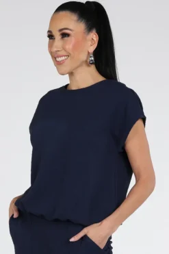 Aimée the label maris T-shirt korte mouw Marine