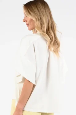 Aimée the label mieeille Blouse korte mouw Off white