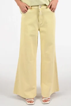 Aimée the label silke Jeans Geel