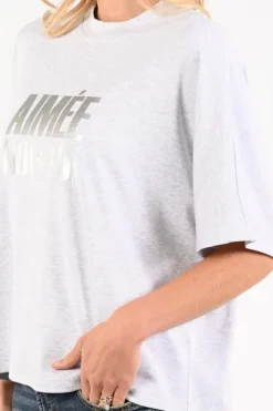 Aimée the label willeke T-shirt korte mouw Grijs