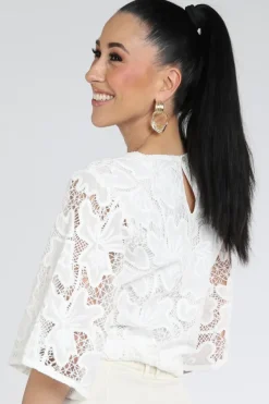Beaumont BC47920261 Blouse korte mouw Wit