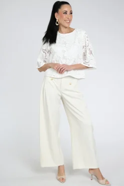 Beaumont BC47920261 Blouse korte mouw Wit