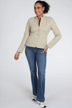 B Three jayna Blazer Beige
