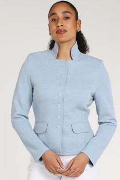B Three june Blazer Licht blauw