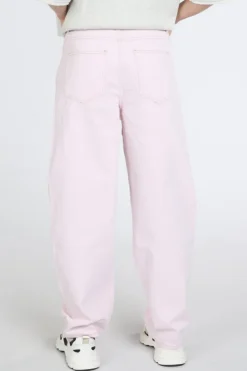 By-Bar begum slub jeans Broek Roze