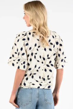 By-Bar 26112052 Blouse korte mouw Marine