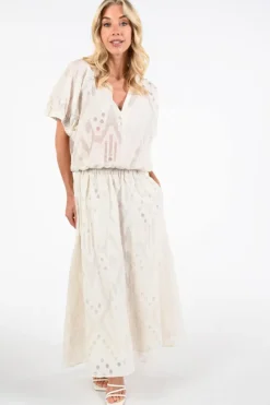 By-Bar 26112049 Blouse korte mouw Off white