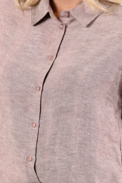 By-Bar 26112048 Blouse korte mouw Oud rose