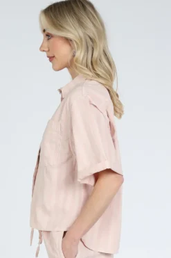 By-Bar 26112009  Blouse korte mouw Roze
