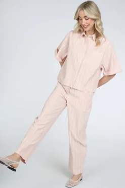 By-Bar 26112009  Blouse korte mouw Roze