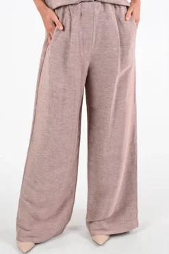By-Bar celin gloss pants Broek Oud rose