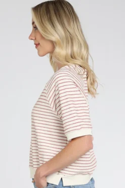 By-Bar 26211030 neva Pull korte mouw Roze
