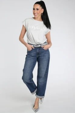 By-Bar 26211015 T-shirt korte mouw Licht grijs