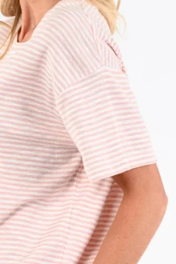 By-Bar 26211004  T-shirt korte mouw Roze