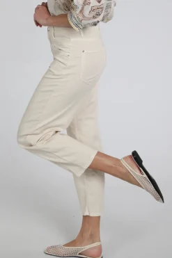Cambio Elin 7670003619 Broek Ecru