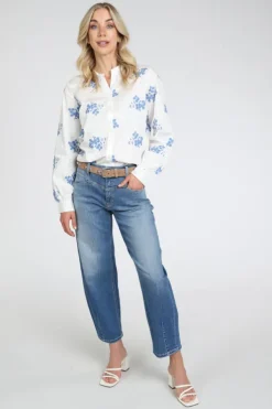 Cambio Elin 9128003699 Jeans Blue denim