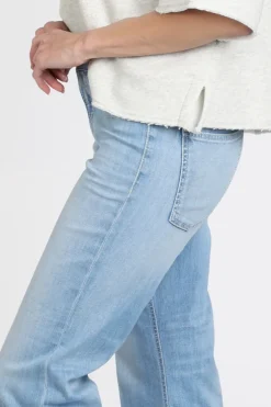 Cambio fabienne cropped Broek Light blue denim