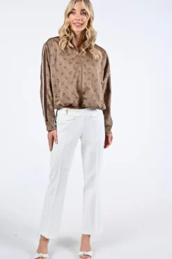 Cambio farah 6316048602 Broek Off white