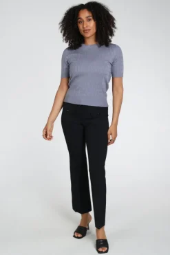 Cambio Farah 6111042700 Broek Zwart