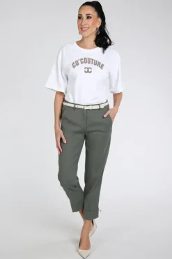 Cambio krystal Broek Olijf
