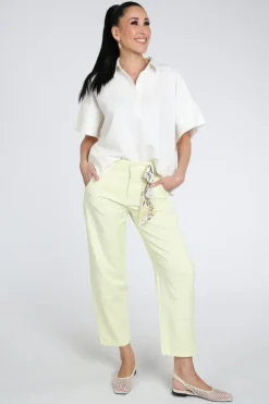 Cambio orelie 7609011101 Broek Geel