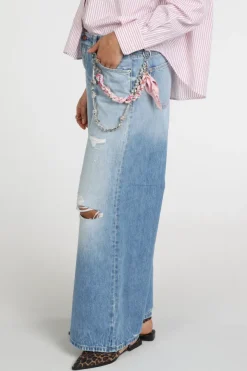 Cambio palazzo cropped Jeans Blue denim