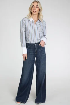 Cambio Palazzo 911200561 Jeans Dark blue denim