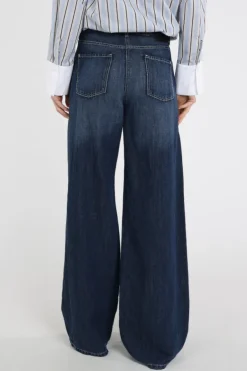 Cambio Palazzo 911200561 Jeans Dark blue denim