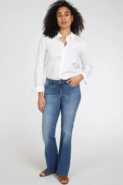 Cambio Paris flared Jeans Blue denim
