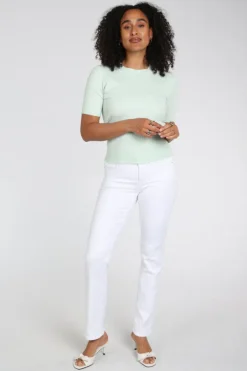 Cambio Piper long Jeans White denim