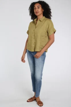 Cambio Piper short Jeans Blue denim