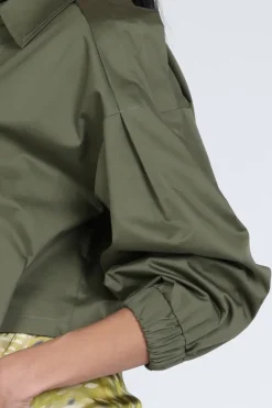 Caroline Biss 1825 Bomber Kaki