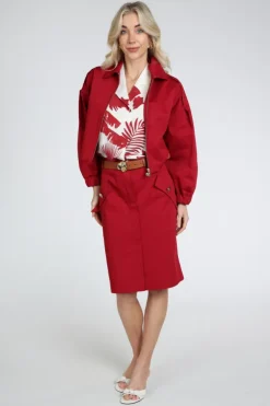 Caroline Biss 1815 Bomber Rood