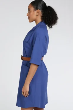 Caroline Biss 1115 Jurk korte mouw Royal