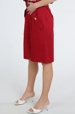 Caroline Biss 1715 Rok recht kort Rood