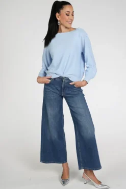 Caroline Biss 1207 Trui Licht blauw