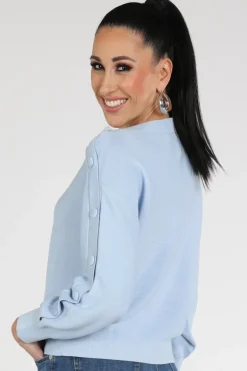 Caroline Biss 1207 Trui Licht blauw