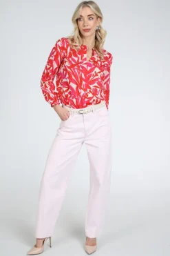 Catnoir 2684-2 Blouse lange mouw Cyclaam