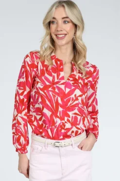 Catnoir 2684-2 Blouse lange mouw Cyclaam